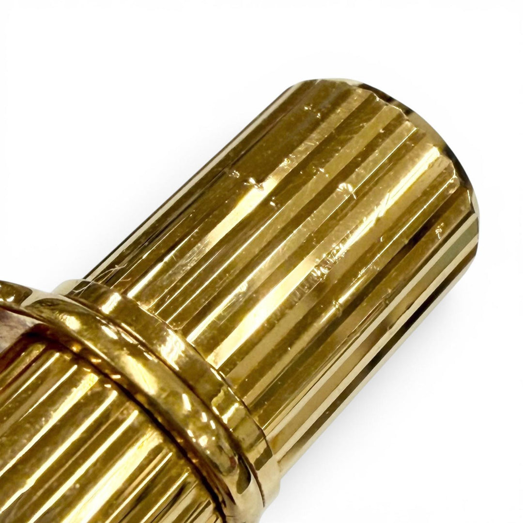 良品▼Cartier カルティエ マスト ドゥ カルティエ ツイスト式 ブルーインク ボールペン ゴールド フランス製 メンズ 筆記確認済み