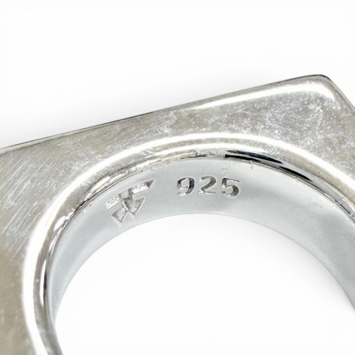 美品△TOM WOOD トムウッド SQUARE ROPE BRACELET スクエア ロープ ブレスレット アクセサリー 925 シルバー 重量18.25g 定価68700円