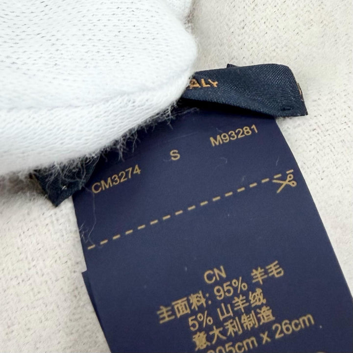 極美品△LOUIS VUITTON ルイヴィトン 2024年 M93281 マフラー デュオ インフィニティ ウール カシミヤ フリンジ ローズ 205×26cm 正規品