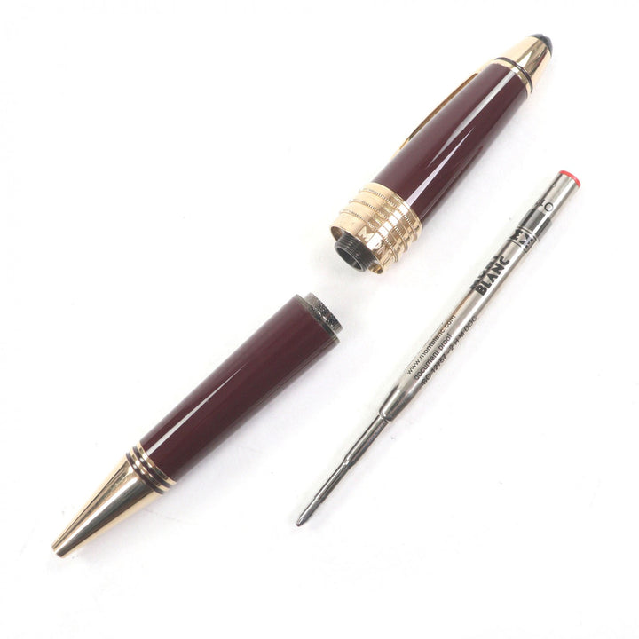 美品□MONTBLANC モンブラン 132125 ジョン・F・ケネディ スペシャルエディション ボールペン ボルドー ゴールド ドイツ製 筆記確認済み