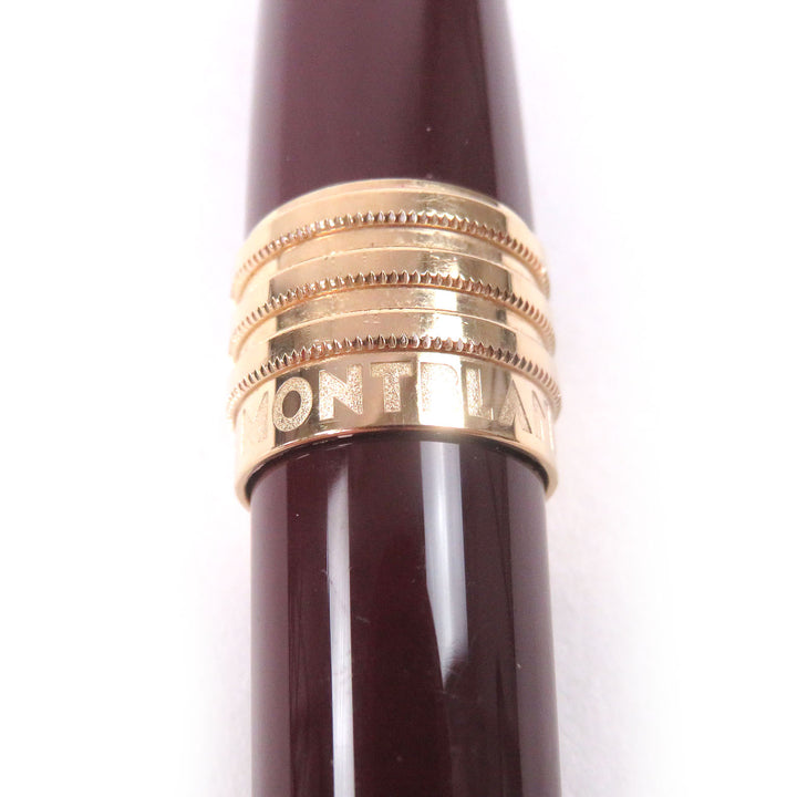 美品□MONTBLANC モンブラン 132125 ジョン・F・ケネディ スペシャルエディション ボールペン ボルドー ゴールド ドイツ製 筆記確認済み