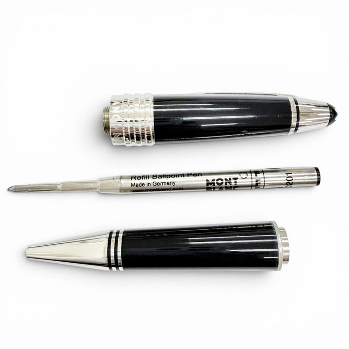 美品△MONTBLANC モンブラン 132089 グレートキャラクターズ ジョン F ケネディ 特別生産品 ボールペン ダークネイビー 筆記確認済み