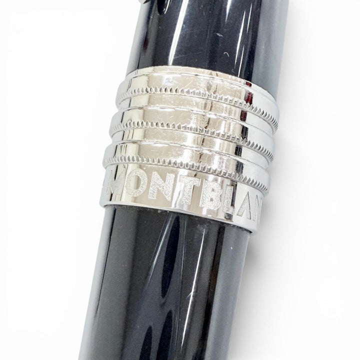 美品△MONTBLANC モンブラン 132089 グレートキャラクターズ ジョン F ケネディ 特別生産品 ボールペン ダークネイビー 筆記確認済み
