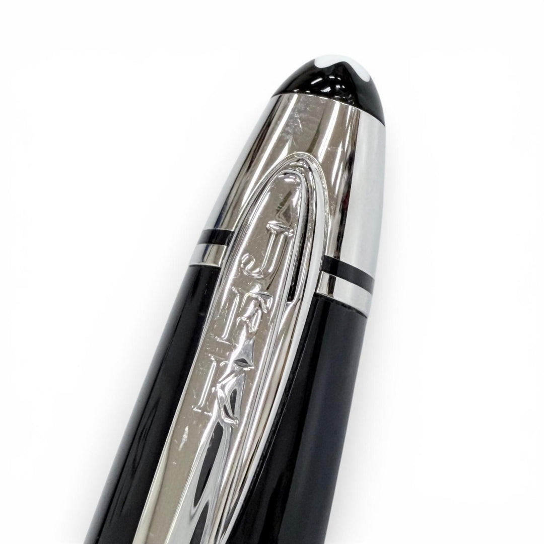美品△MONTBLANC モンブラン 132089 グレートキャラクターズ ジョン F ケネディ 特別生産品 ボールペン ダークネイビー 筆記確認済み