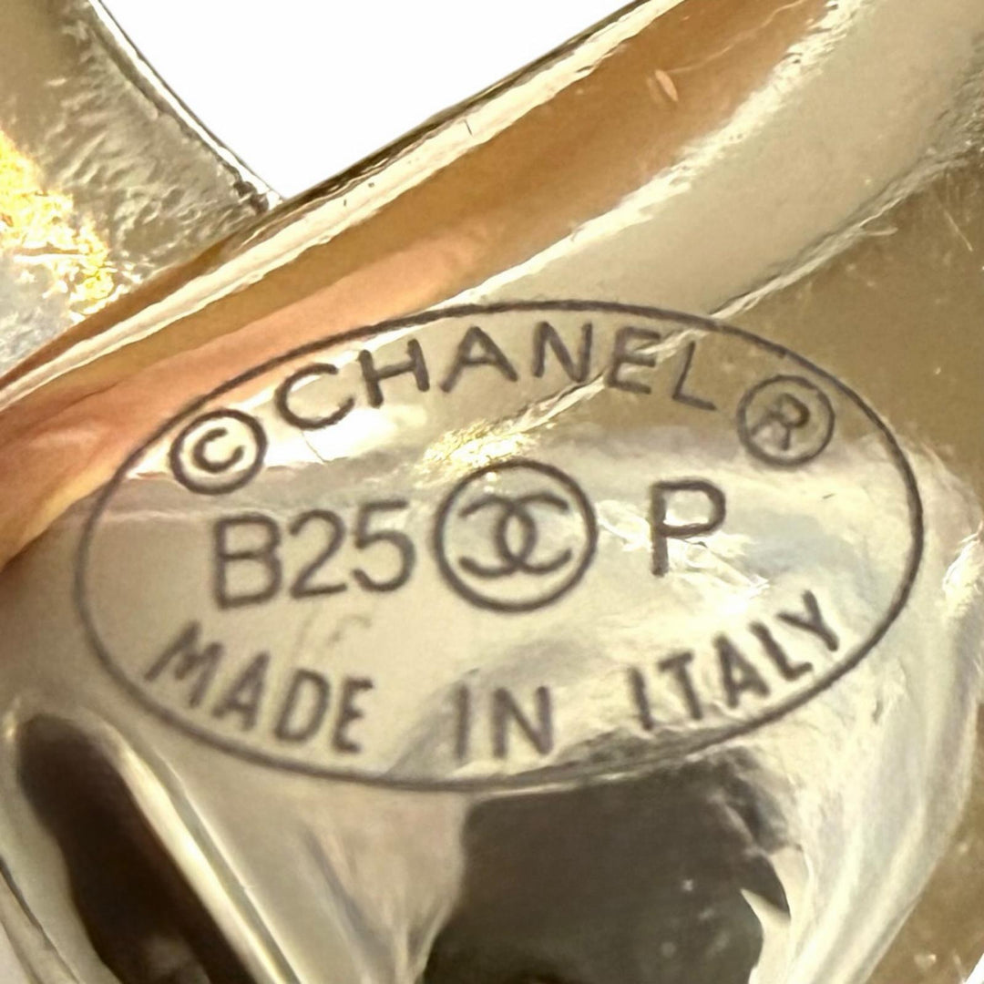 極美品◇CHANEL シャネル B25P ABF163 ココマーク 二連チェーン ネックレス アクセサリー ブルー ゴールド金具 イタリア製 レディース