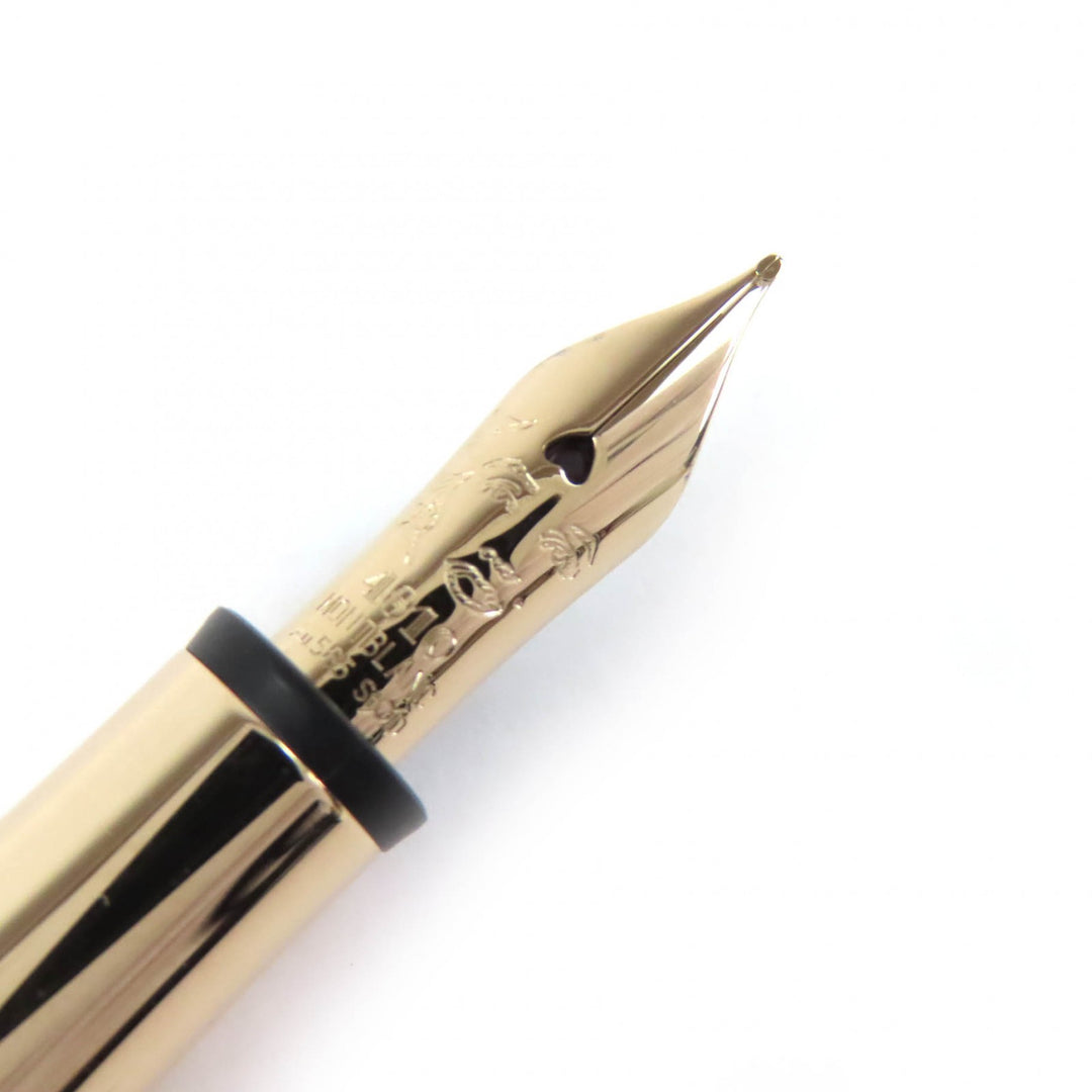 極美品△MONTBLANC モンブラン ミューズ マリリン モンロー スペシャルエディション Mニブ ペン先Au585 14K パール付 万年筆 赤 ゴールド