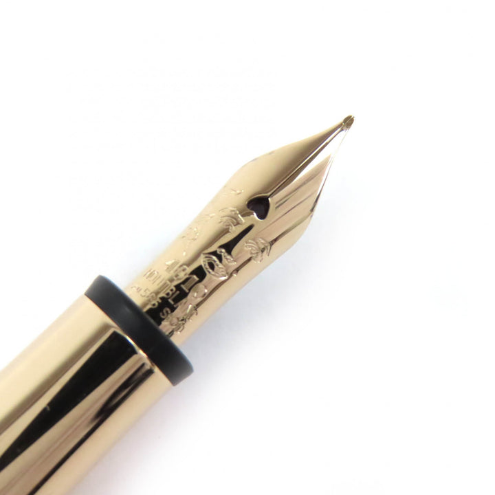 極美品△MONTBLANC モンブラン ミューズ マリリン モンロー スペシャルエディション Mニブ ペン先Au585 14K パール付 万年筆 赤 ゴールド