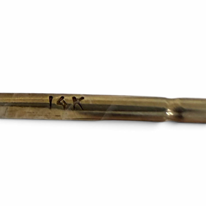 美品□CHROME HEARTS クロムハーツ No2 CH PLS SV925 14K CHプラス 片耳用 スタッドピアス ポストピアス シルバー 重量0.7g メンズ