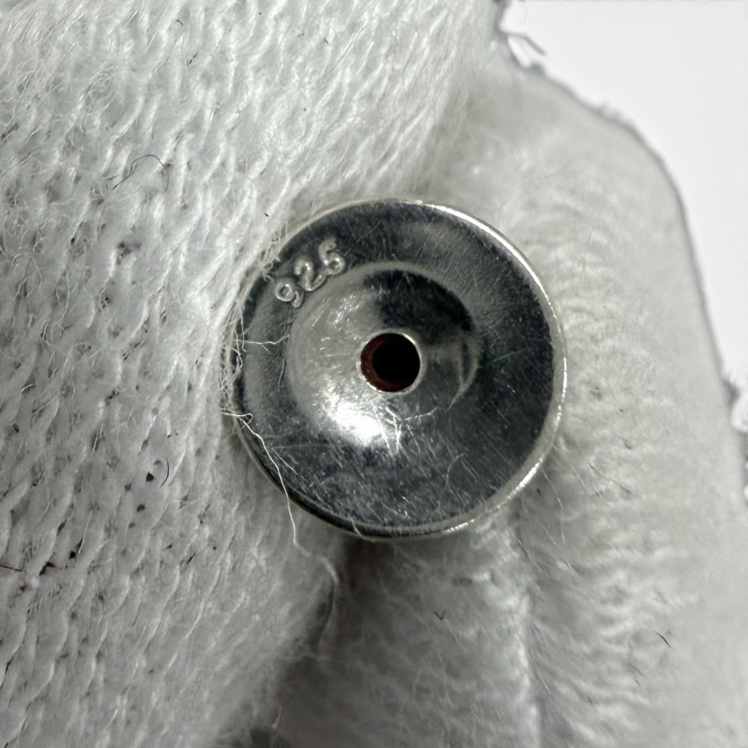 美品□CHROME HEARTS クロムハーツ No2 CH PLS SV925 14K CHプラス 片耳用 スタッドピアス ポストピアス シルバー 重量0.7g メンズ