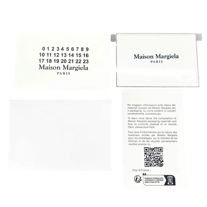 未使用品▲Maison Margiela メゾンマルジェラ SA2VL0012 レザー バニティバッグ ハンドバッグ ブラック 伊製 レディース 定価114400円