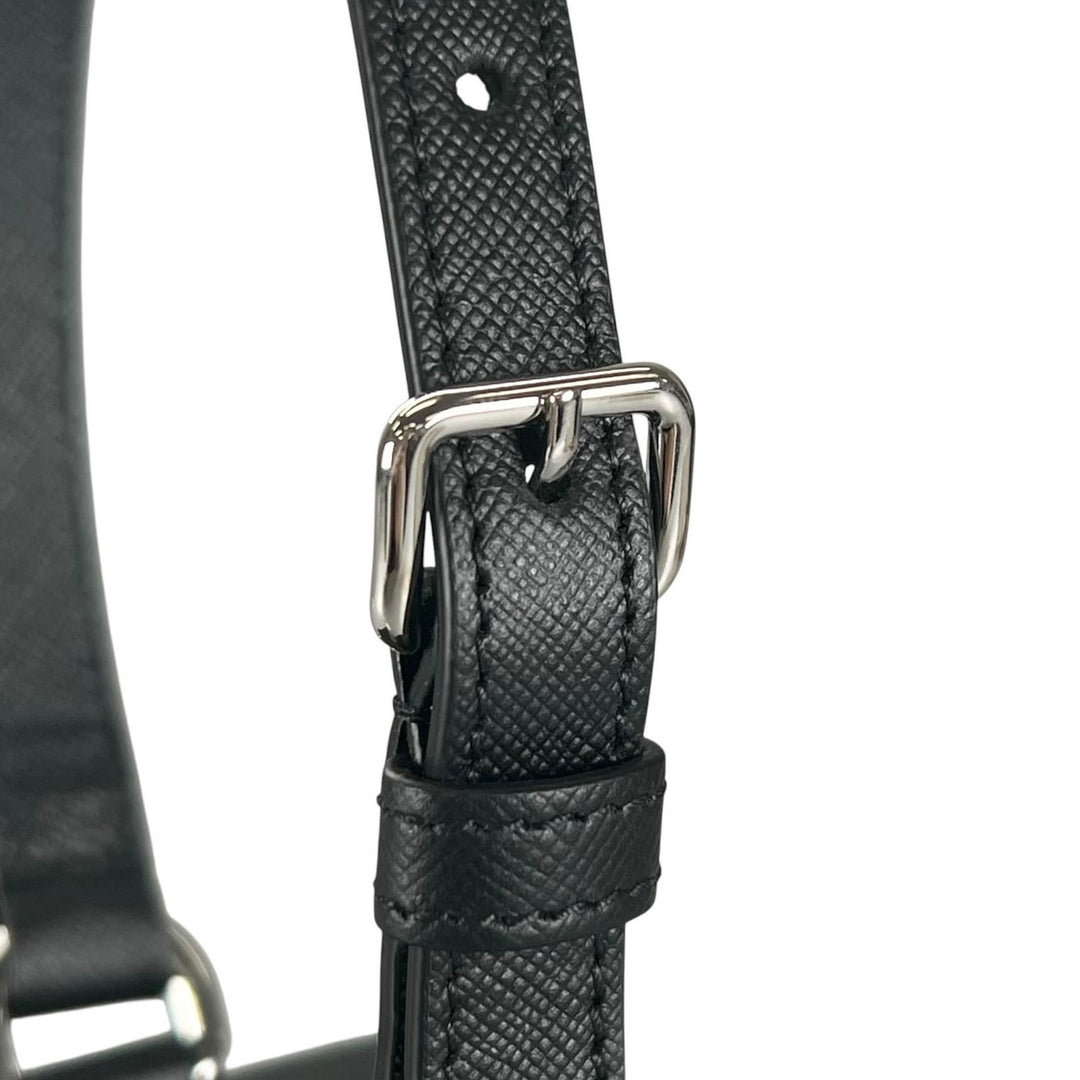 未使用品▲Maison Margiela メゾンマルジェラ SA2VL0012 レザー バニティバッグ ハンドバッグ ブラック 伊製 レディース 定価114400円
