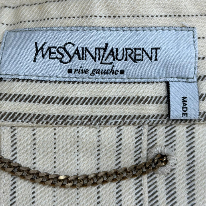 未使用品▼Yves Saint Laurent rive gauche イヴサンローランリヴゴーシュ ヴィンテージ 2004年 トムフォード期 希少 ジャケット 正規品