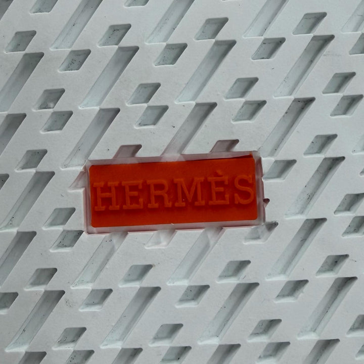 極美品▼HERMES エルメス 221906 グラフィティ DISTRICT ディストリクト レザー ハイカットスニーカー ホワイト 41 イタリア製 メンズ