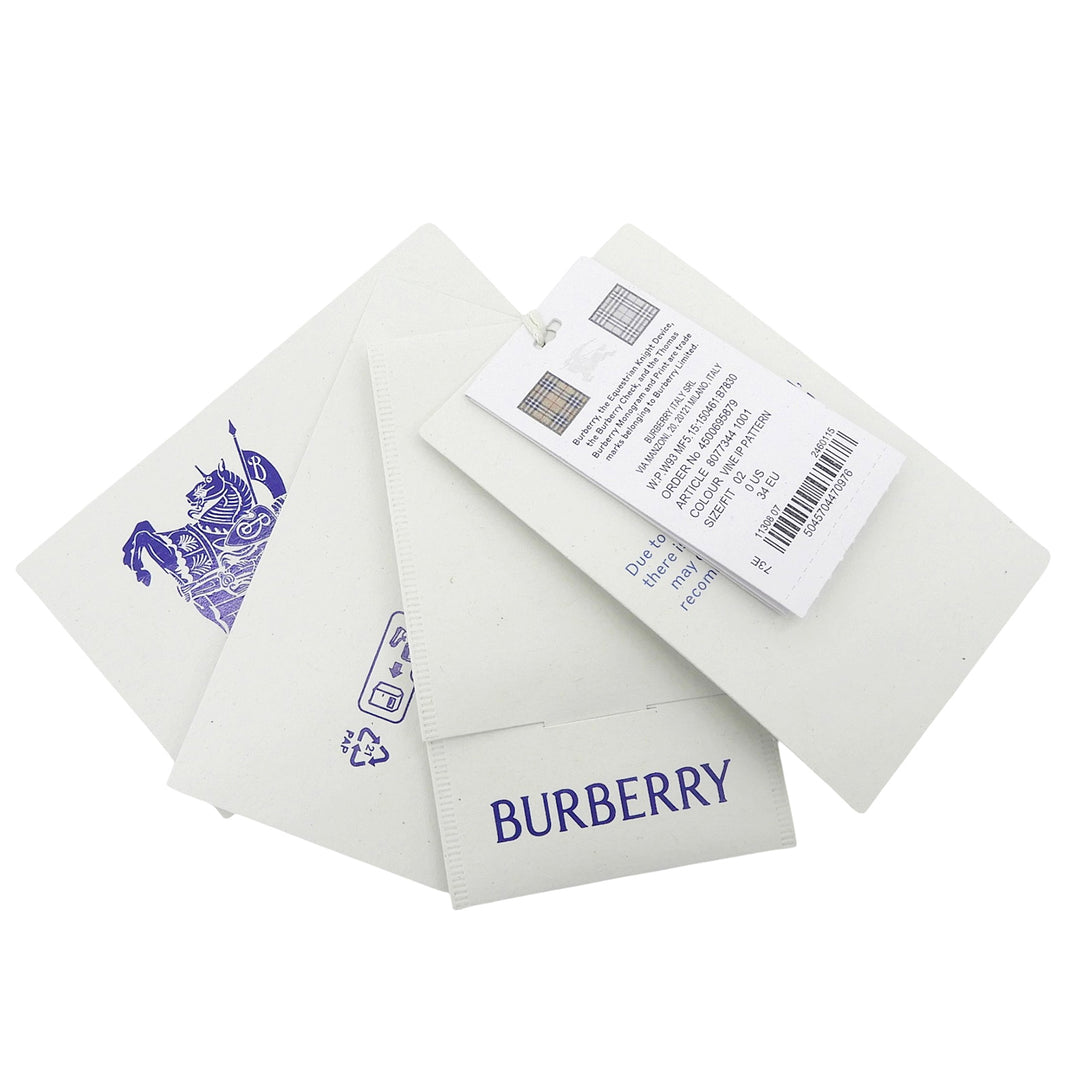 未使用品▲BURBERRY バーバリー 8077344 ウォーターバード ロングスリーブ 長袖ブラウス ホワイト グリーン 34 伊製 正規品 レディース