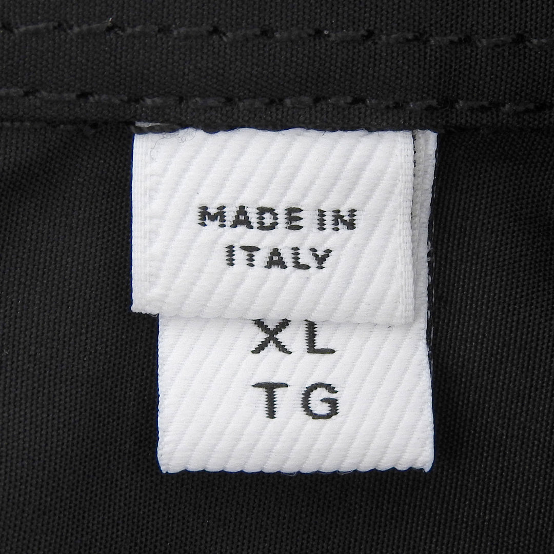 未使用品▲BURBERRY バーバリー 21SS 8051897 コットン100％ ボタンダウン ノースリーブ シャツ ブラック XL イタリア製 正規品 メンズ