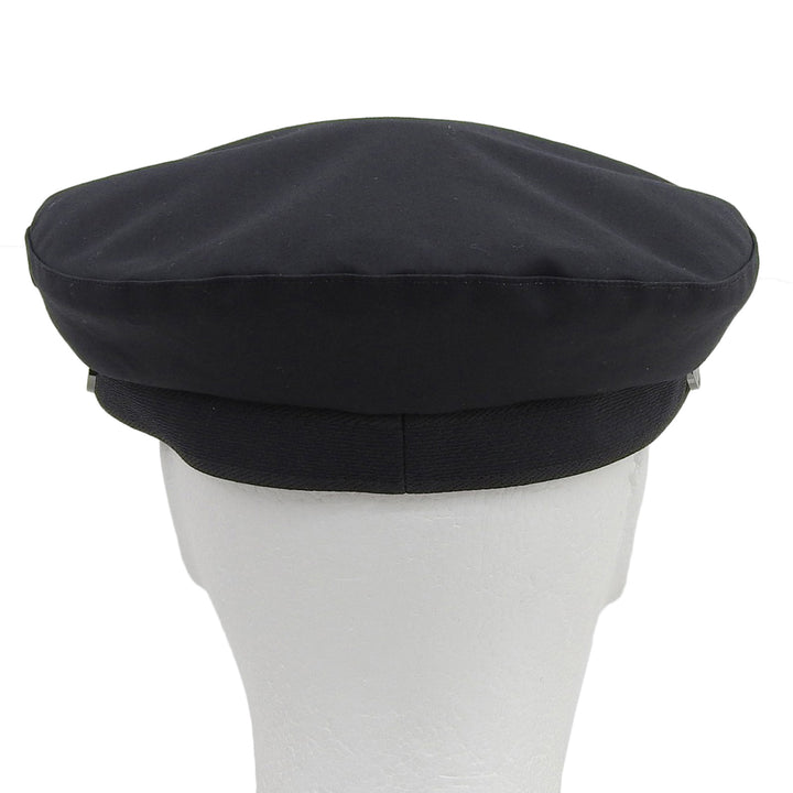 極美品▲Christian Dior クリスチャンディオール 35DTR920G130 裏地オブリーク スターロゴ金具付き キャスケット 帽子 黒 59 伊製 正規品