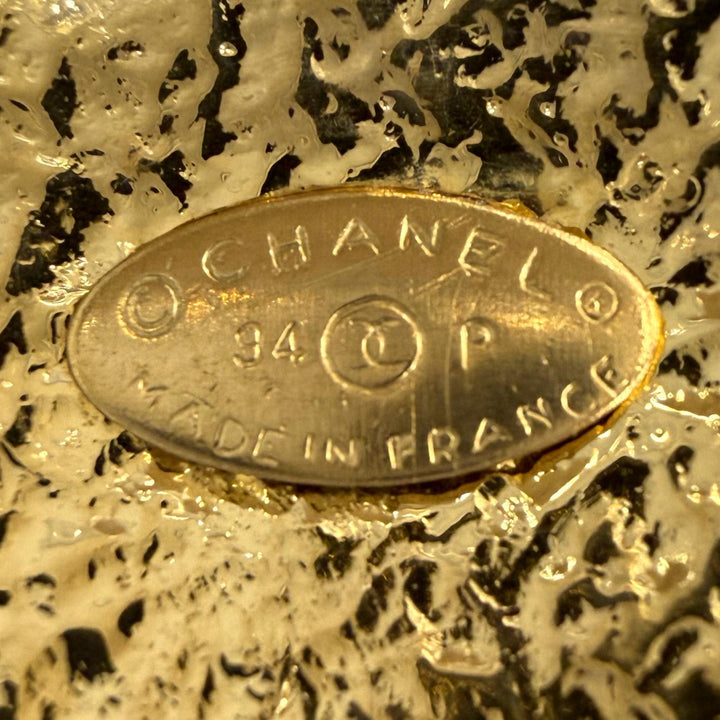 極美品◇CHANEL シャネル ヴィンテージ 94P 1994年 ココマーク チェーンネックレス ペンダント ゴールド フランス製 レディース メンズ