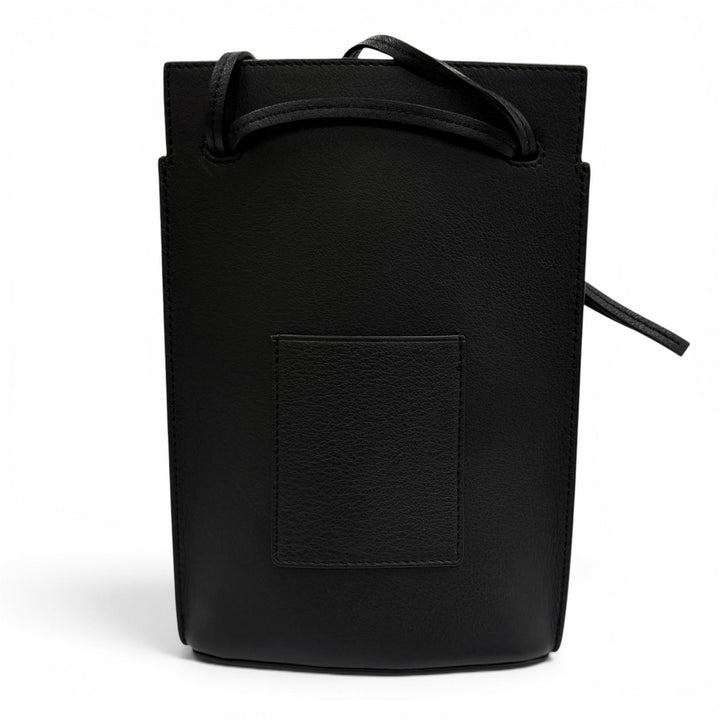 極美品★LOEWE ロエベ C630R12X01 クラシックカーフ ダイスポケット アナグラム ショルダーバッグ ブラック スペイン製 保存袋付き