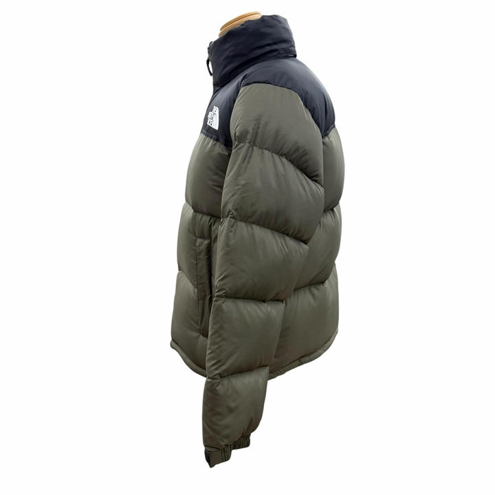 美品▼THE NORTH FACE ザ・ノースフェイス ND92335 Nuptse Jacket ロゴ刺繍 フード入り ポケッタブル仕様 ZIP ダウンジャケット M 正規品