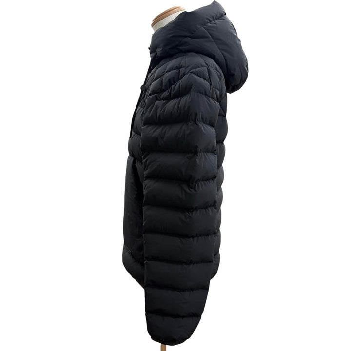 極美品□MACKAGE マッカージュ 25AW BERGEN ベルゲン フーデッド ダウンジャケット ブラック 40 正規品 メンズ ガーメント・ハンガー付き