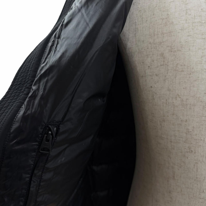 極美品□MACKAGE マッカージュ 25AW BERGEN ベルゲン フーデッド ダウンジャケット ブラック 40 正規品 メンズ ガーメント・ハンガー付き