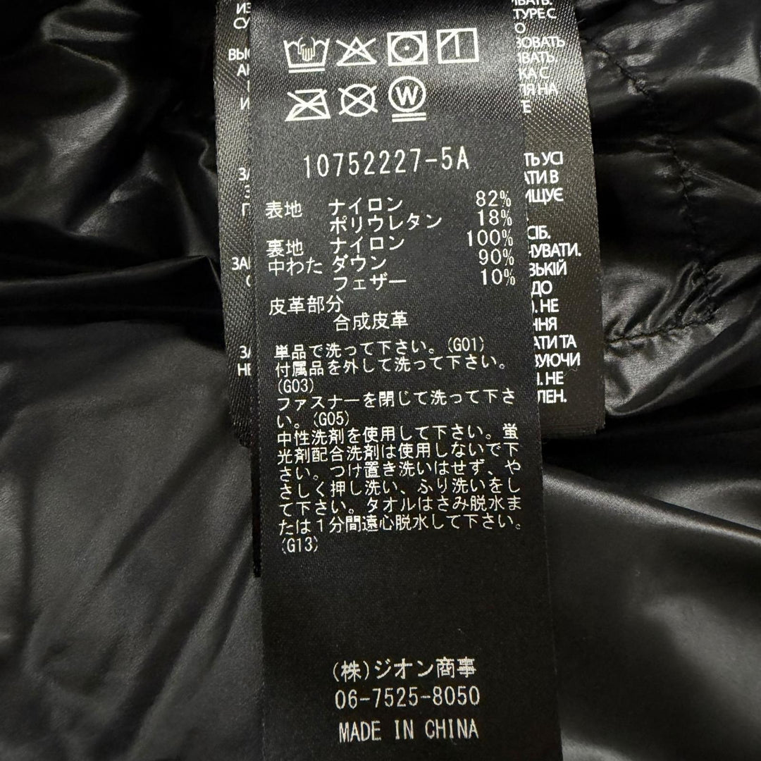極美品□MACKAGE マッカージュ 25AW BERGEN ベルゲン フーデッド ダウンジャケット ブラック 40 正規品 メンズ ガーメント・ハンガー付き