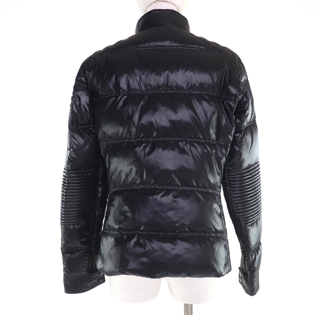 美品☆MONCLER モンクレール 21-22AW SANGATTE ロゴワッペン付 ZIP UP ダウンジャケット ブラック 3 正規品　レディース