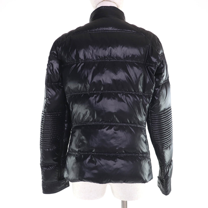 美品☆MONCLER モンクレール 21-22AW SANGATTE ロゴワッペン付 ZIP UP ダウンジャケット ブラック 3 正規品　レディース