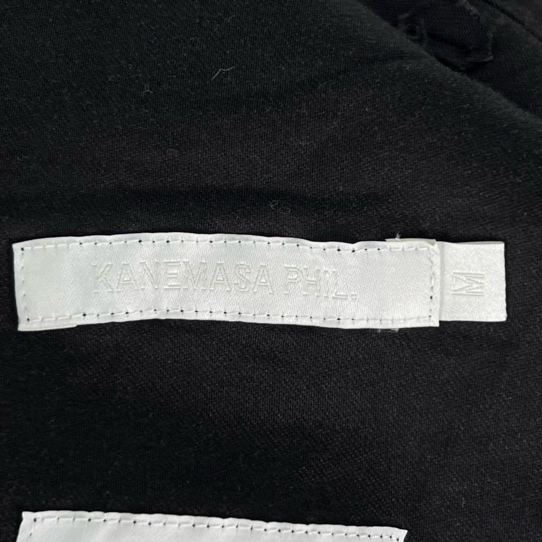 極美品▲KANEMASA PHIL. カネマサフィル 23SS IP875460 Typewriter Over Pants カーゴ パンツ ブラック M 日本製 正規品 メンズ