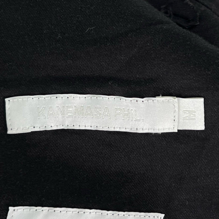 極美品▲KANEMASA PHIL. カネマサフィル 23SS IP875460 Typewriter Over Pants カーゴ パンツ ブラック M 日本製 正規品 メンズ