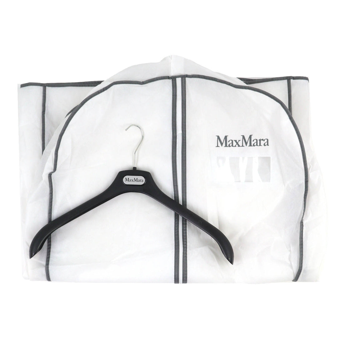 極美品△Max Mara マックスマーラ 白タグ 2023年製 23101602336 テディベア アルパカ カシミヤ シルク ロングコート ベージュ S 正規品