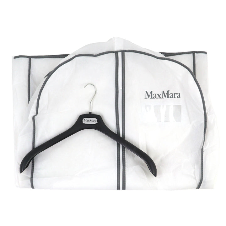 極美品△Max Mara マックスマーラ 白タグ 2023年製 23101602336 テディベア アルパカ カシミヤ シルク ロングコート ベージュ S 正規品