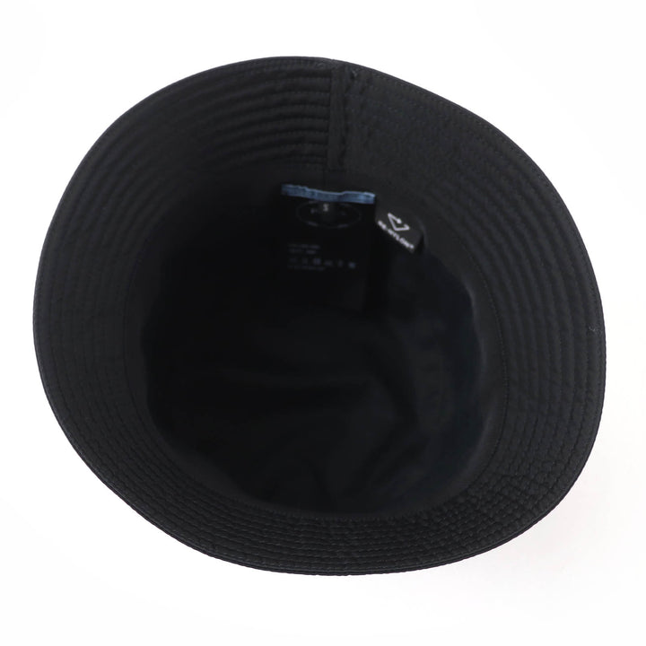 極美品☆PRADA プラダ 1HC137 RE-NYLON トライアングルロゴプレート バケット ハット ブラック S イタリア製 正規品 レディース