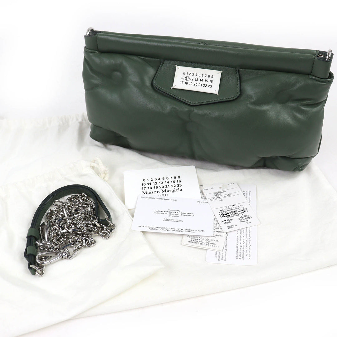 美品△Maison Margiela 11 メゾンマルジェラ11 S56WF0160 Glam Slam Red Carpet グラムスラム レザー 2WAY クラシック ショルダーバッグ