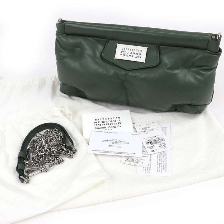 美品△Maison Margiela 11 メゾンマルジェラ11 S56WF0160 Glam Slam Red Carpet グラムスラム レザー 2WAY クラシック ショルダーバッグ