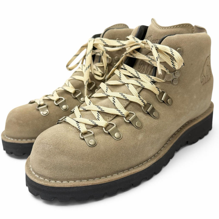 極美品□Danner ダナー D210050 MOUNTAIN LIGHT スウェードレザー NORDISK ノルディスク トレッキングブーツ ベージュ 8 日本製 箱付き