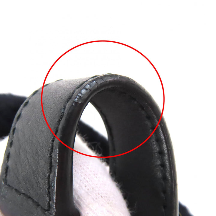 美品△JIL SANDER ジルサンダー シングルストラップ ラムファー ムートンショルダーバッグ ダークネイビー シルバー金具 伊製 レディース