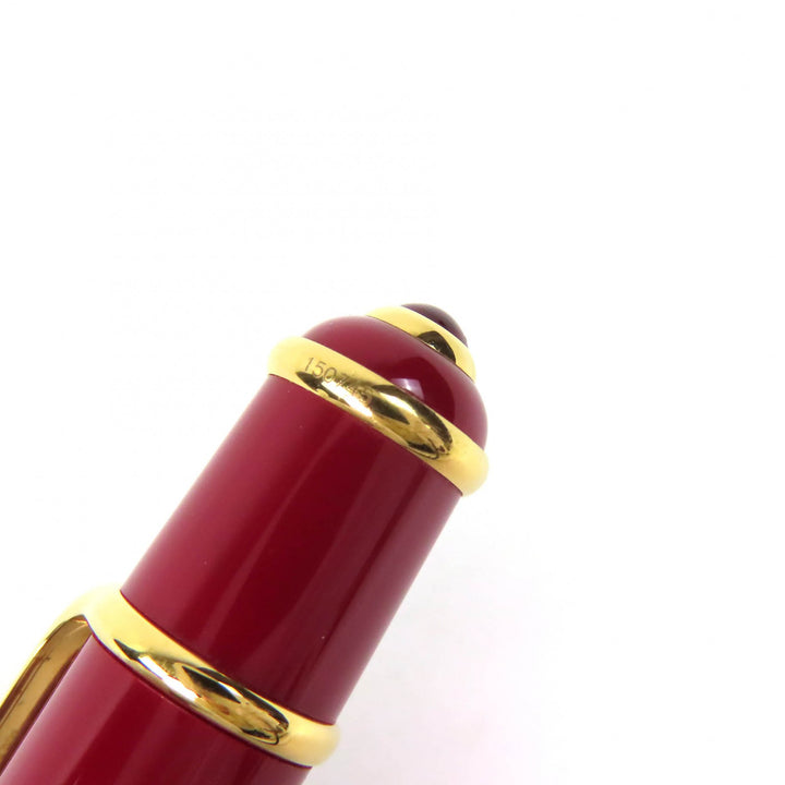 美品△Cartier カルティエ ディアボロ ドゥ カルティエ ツイスト式 ボールペン ボルドー ゴールド 希少カラー 箱付き 仏製 筆記確認済み