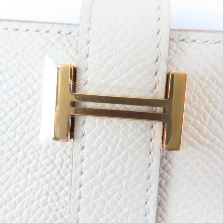 極美品☆HERMES エルメス ベアン スフレ シェーブルミゾル ナタ ゴールド金具 ロングウォレット 長財布 W刻印 仏製 レディース 箱付き