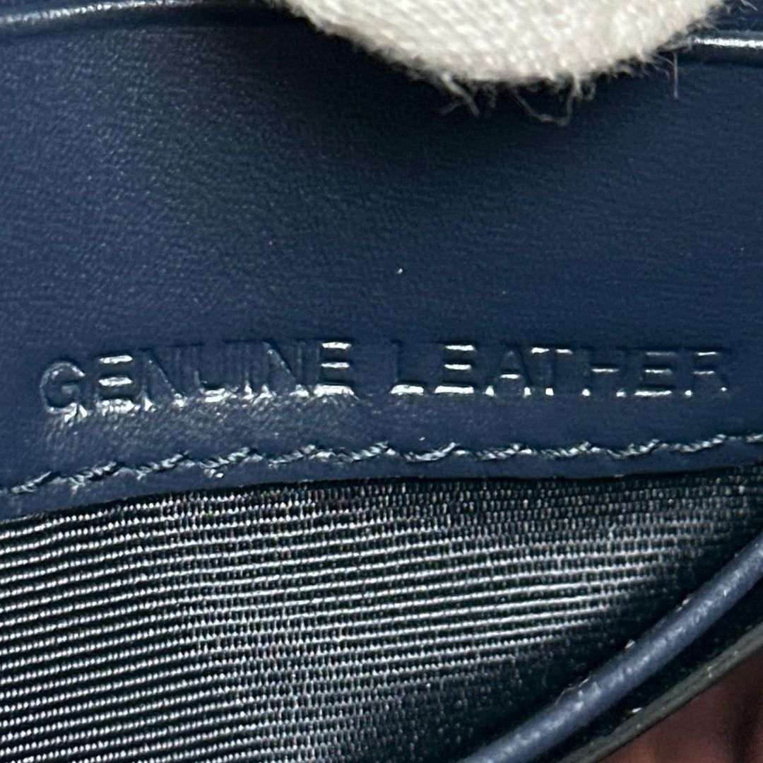 極美品▲BALLY バリー LEDDON ロゴ金具 ポーチ付 レザー クラッチバッグ ネイビー シルバー金具 箱・保存袋付き ブルガリア製 メンズ