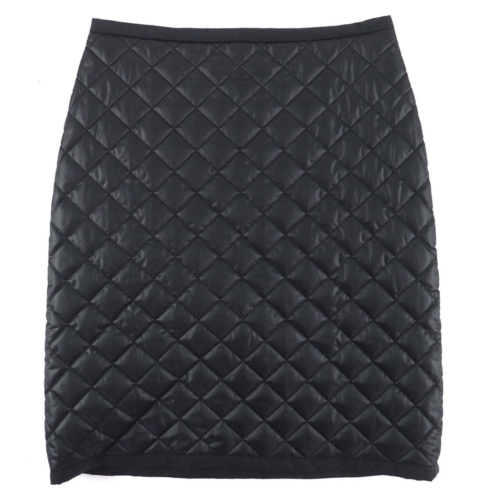 極美品☆LOUIS VUITTON ルイヴィトン 23AW 中綿入り キルティングスカート タイトスカート ブラック 34 イタリア製 正規品 レディース