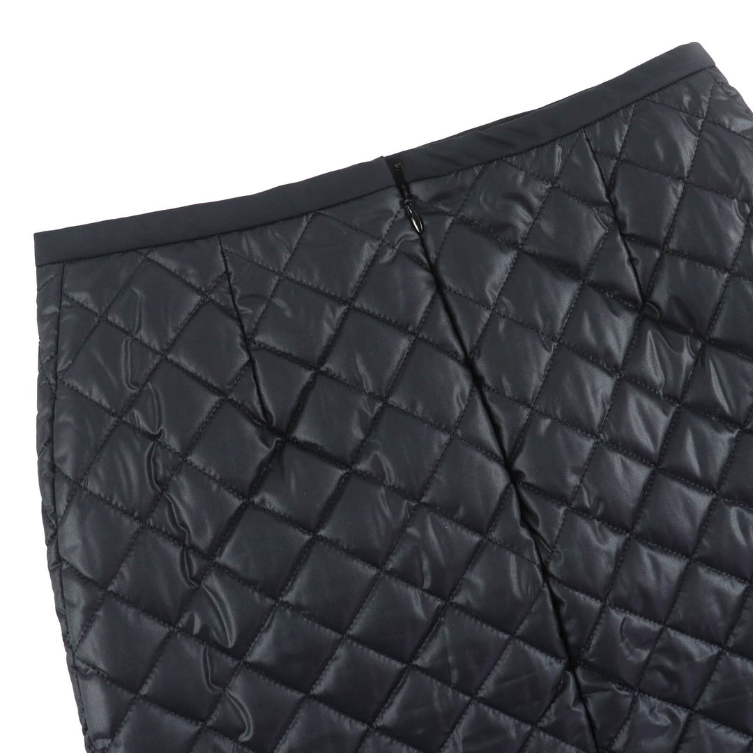 極美品☆LOUIS VUITTON ルイヴィトン 23AW 中綿入り キルティングスカート タイトスカート ブラック 34 イタリア製 正規品 レディース