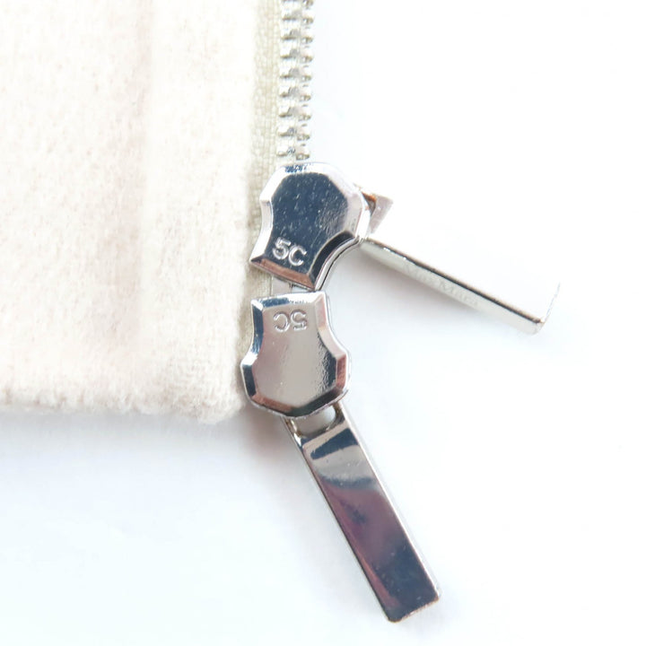 極美品☆S MaxMara DESIGN FOR EASY LIVING エス マックスマーラ 908601036 ウール100％ フード付 ZIP UP コート アイボリー 44 正規品