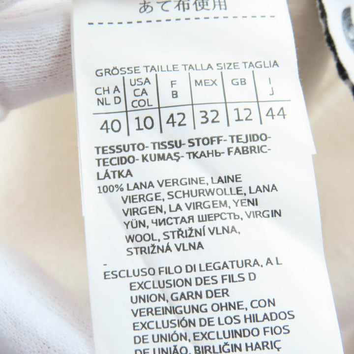 極美品☆S MaxMara DESIGN FOR EASY LIVING エス マックスマーラ 908601036 ウール100％ フード付 ZIP UP コート アイボリー 44 正規品