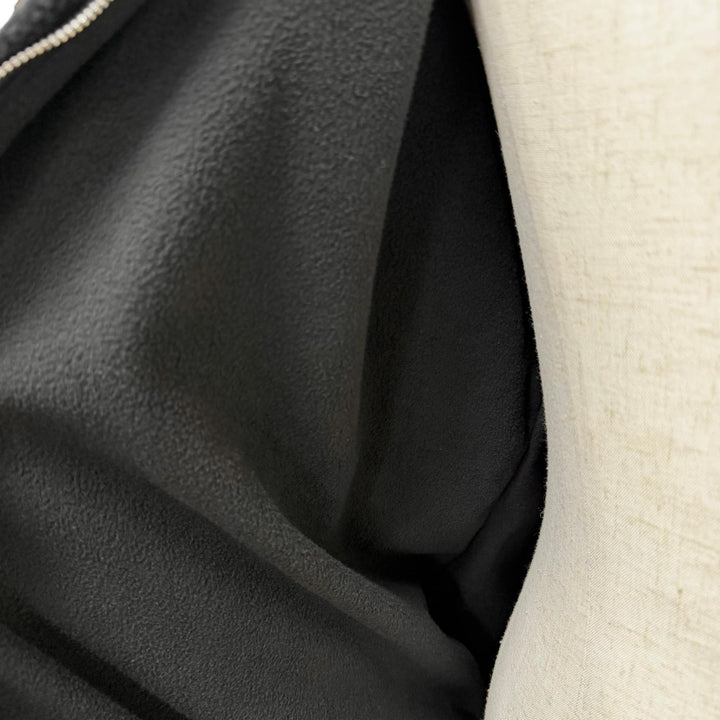未使用品□BALENCIAGA バレンシアガ 24AW 768694 OUTERWEAR ZIP UP HOODIE バックエンブロイダリー フリースパーカー ブラック 2 正規品