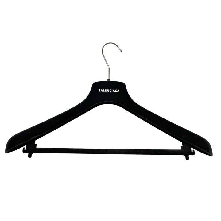 未使用品□BALENCIAGA バレンシアガ 24AW 768694 OUTERWEAR ZIP UP HOODIE バックエンブロイダリー フリースパーカー ブラック 2 正規品