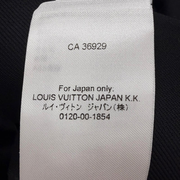 極美品□LOUIS VUITTON ルイヴィトン 24SS エンベリッシュドウール 背面ビジューデザイン ブルゾン ブラック 50 イタリア製 正規品