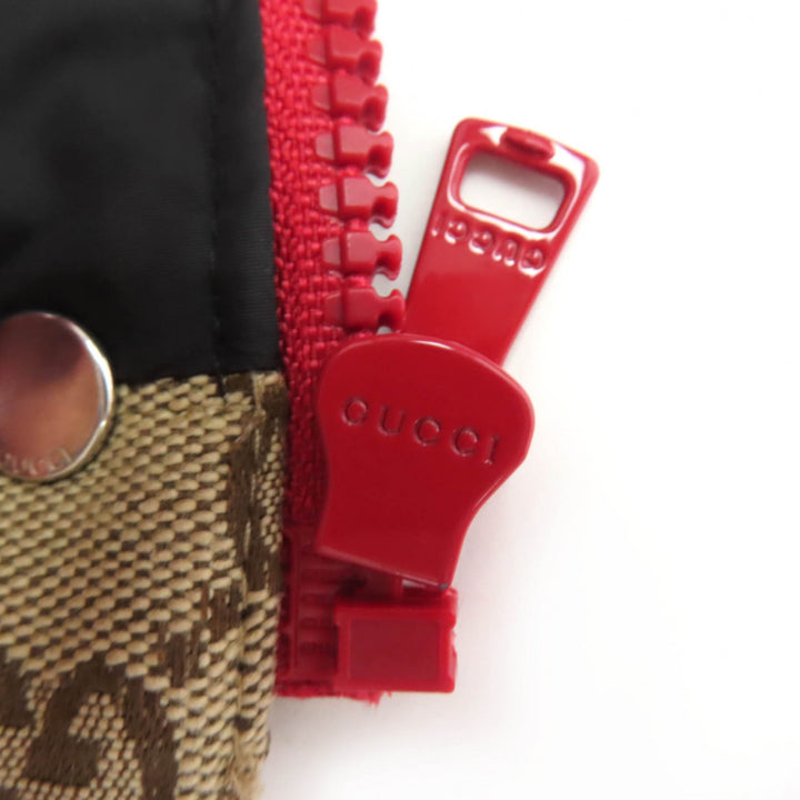 極美品☆GUCCI グッチ 717558 GGレザーパッチ GGコットンキャンバス ダウンジャケット ブラウン系 36 イタリア製 正規品 レディース
