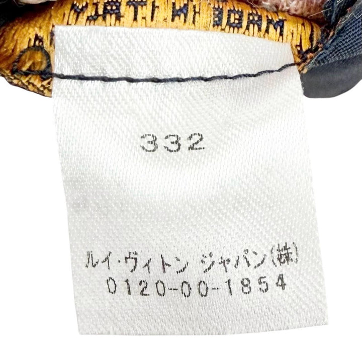美品△LOUIS VUITTON ルイヴィトン M75874 エシャルプ ロゴマニア レインボー ウール シルク モノグラム マフラー グレー マルチ 正規品