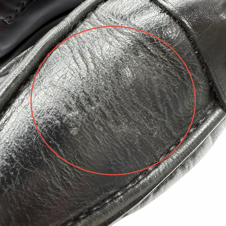 美品□GUCCI グッチ 1140067 レザー ホースビット ゴールド金具 チャッカーブーツ アンクルブーツ ブラック 41 イタリア製 メンズ